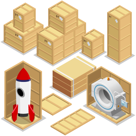 Aries illustration of crating