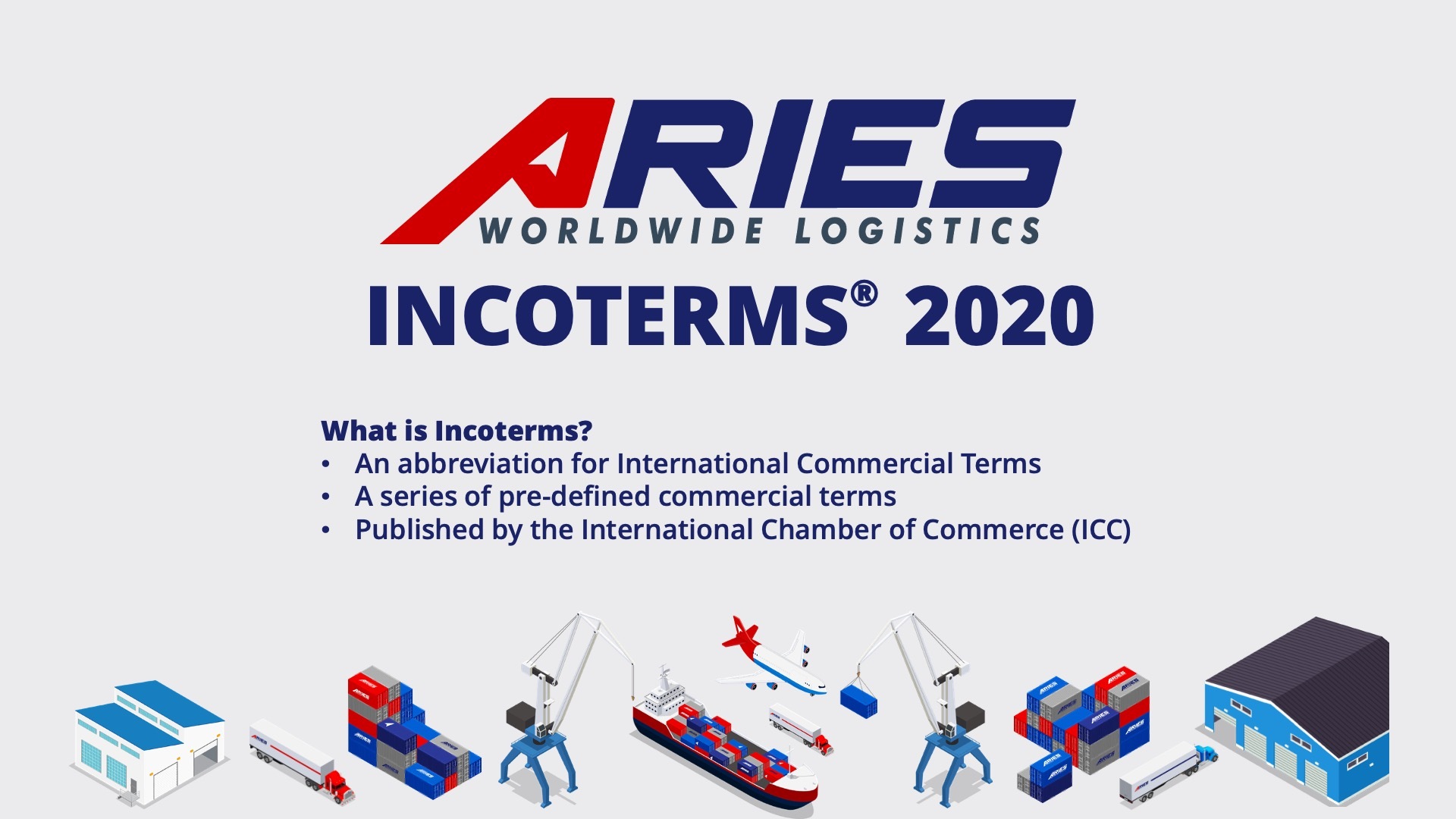 Aries Incoterms Presentation Cover
