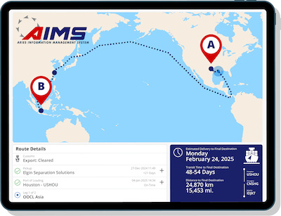 AIMS Platform | Shipment Visibility & Logistics Intelligence | Aries ...