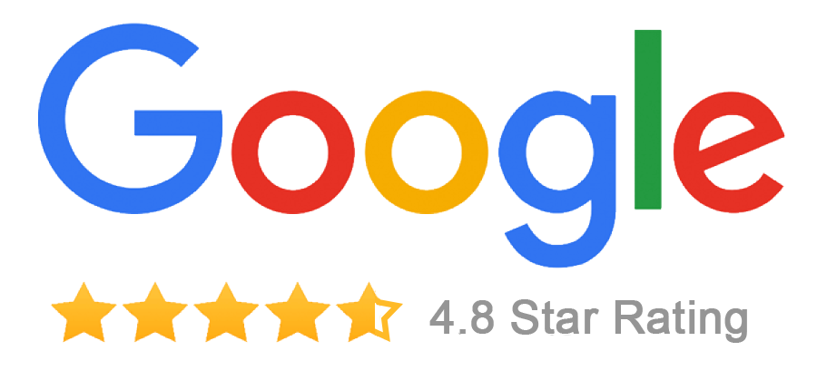 google reviews 4.8 stars